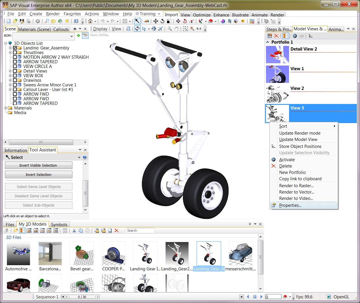 Comandi avanzati Model view