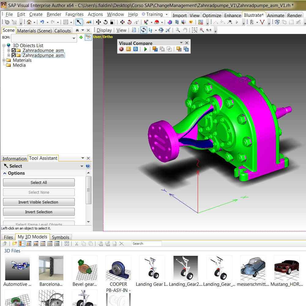 Aggiornamento tra CAD e VEA